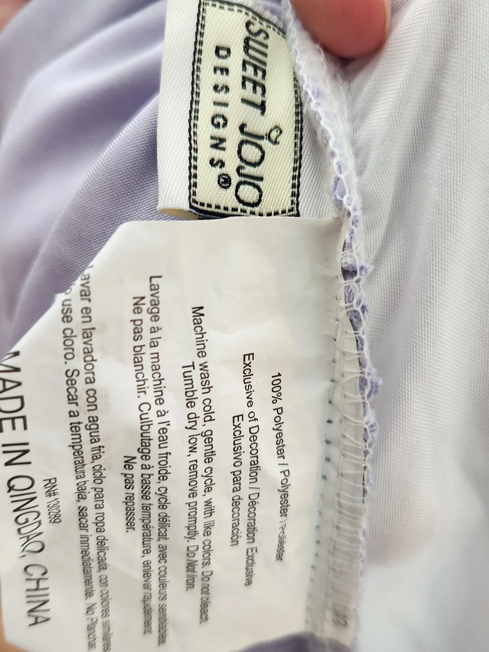 Sweet Jojo Designs Purple Girl Nursery 3 Tiered Ruffled Crib Bed Skirt
